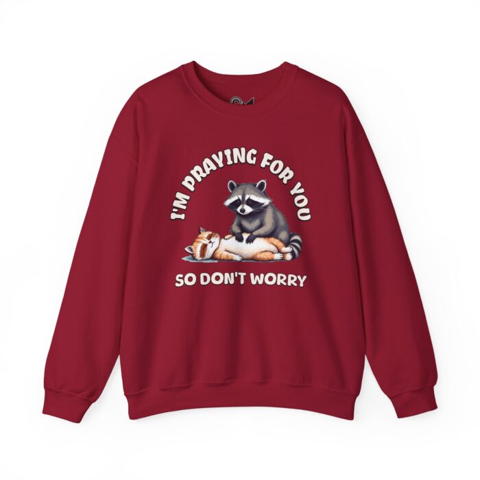 I'm praying for yo Unisex Heavy Blend™ Crewneck Sweatshirt - Image 49