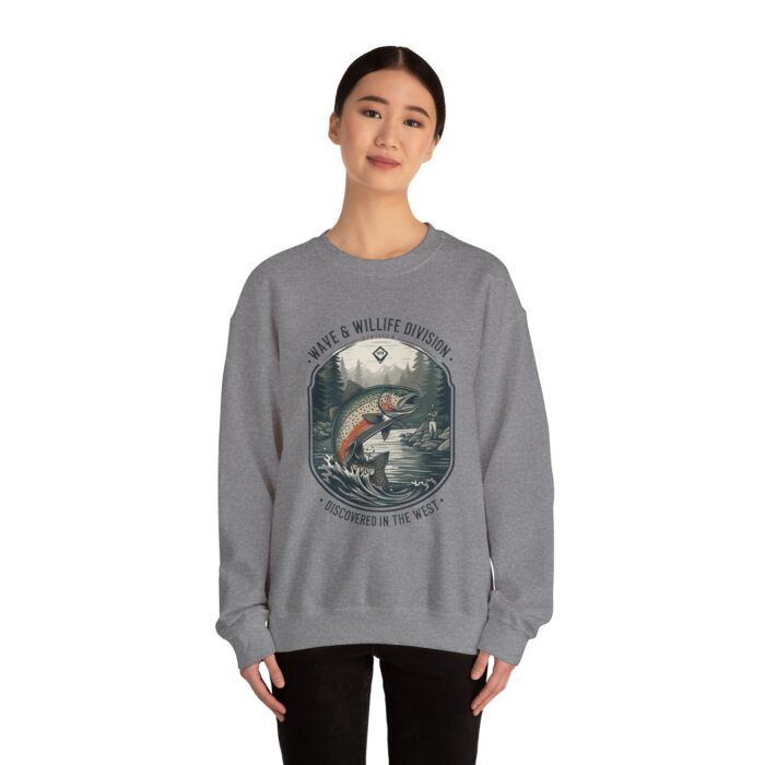 Discovered in the west Unisex Heavy Blend™ Crewneck Sweatshirt - Image 20