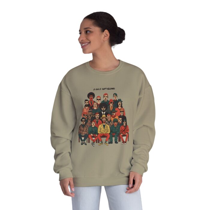 A bros gathering Unisex NuBlend® Crewneck Sweatshirt - Image 16