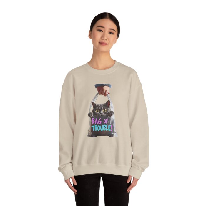 Bag of trouble Unisex Heavy Blend™ Crewneck Sweatshirt - Image 8