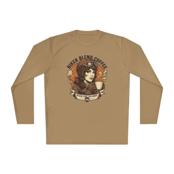Bike blend coffee Unisex Lightweight Long Sleeve Tee - Image 13