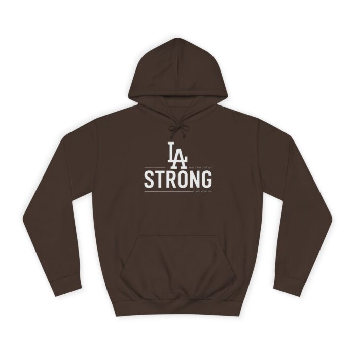 "meta_description": "Shop the LA STRONG Unisex Hoodie for a comfy, stylish fit that lasts.",