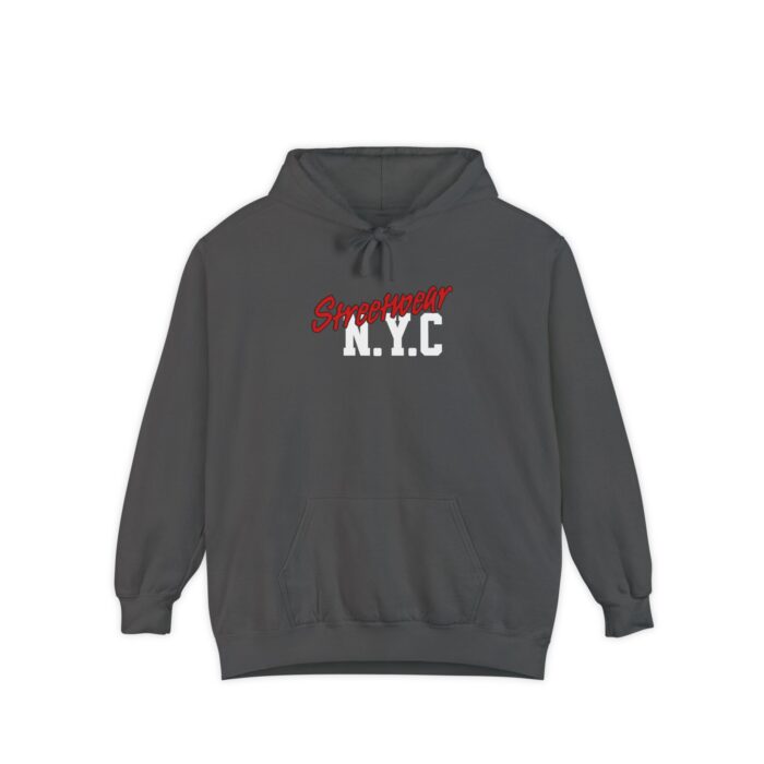 New York Streetwear Unisex Garment-Dyed Hoodie - Image 5