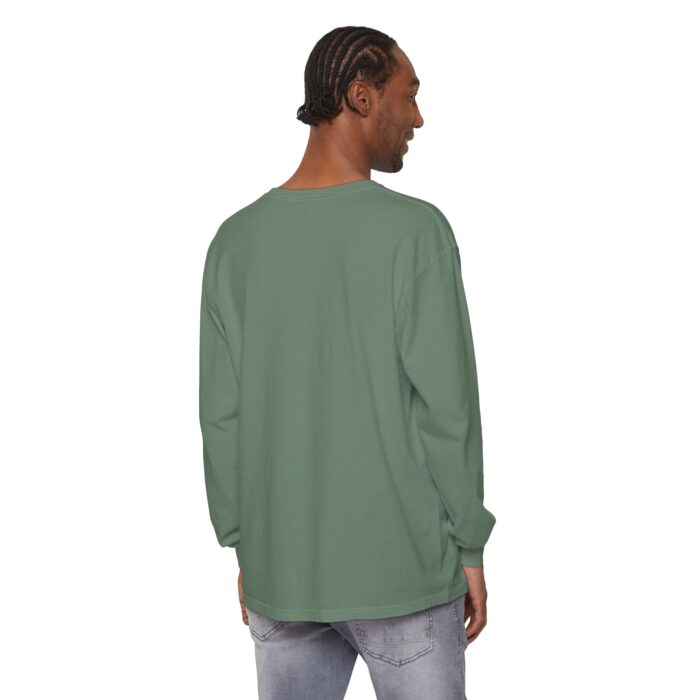 Just chillin' no stress Unisex Garment-dyed Long Sleeve T-Shirt - Image 24