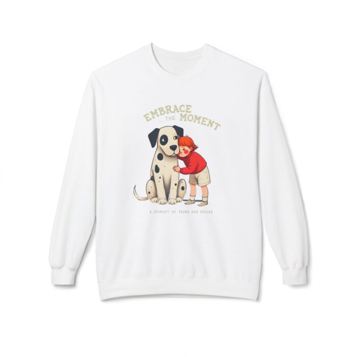 Embrace the moments Unisex Midweight Softstyle Fleece Crewneck Sweatshirt