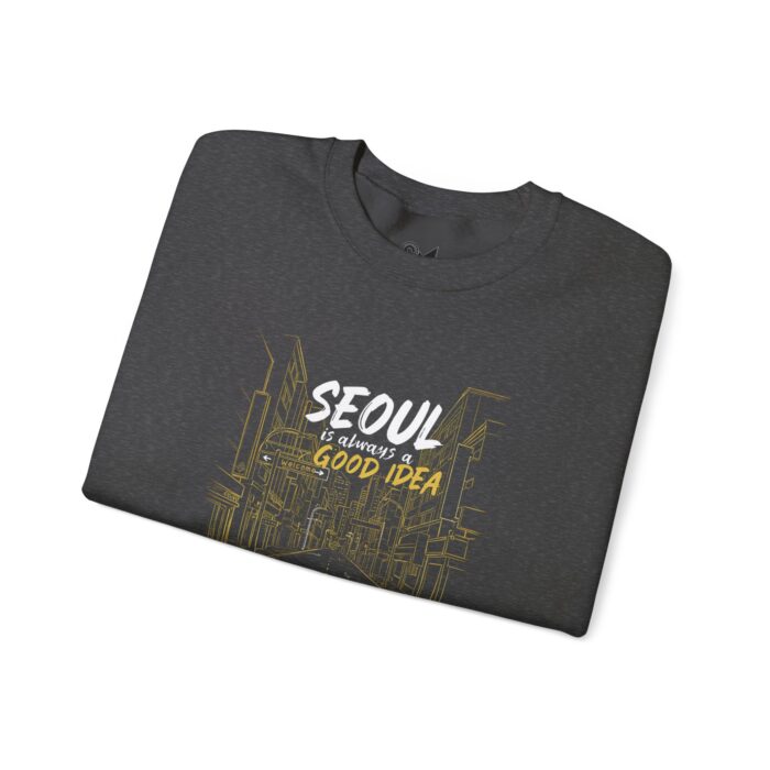 Seoul Good Idea Unisex Crewneck Sweatshirt - Perfect for Travel Enthusiasts - Image 7