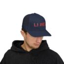 I'm a badass Vibrant Korean Script Snapback Trucker Cap – Trendy Hat for Casual Outings