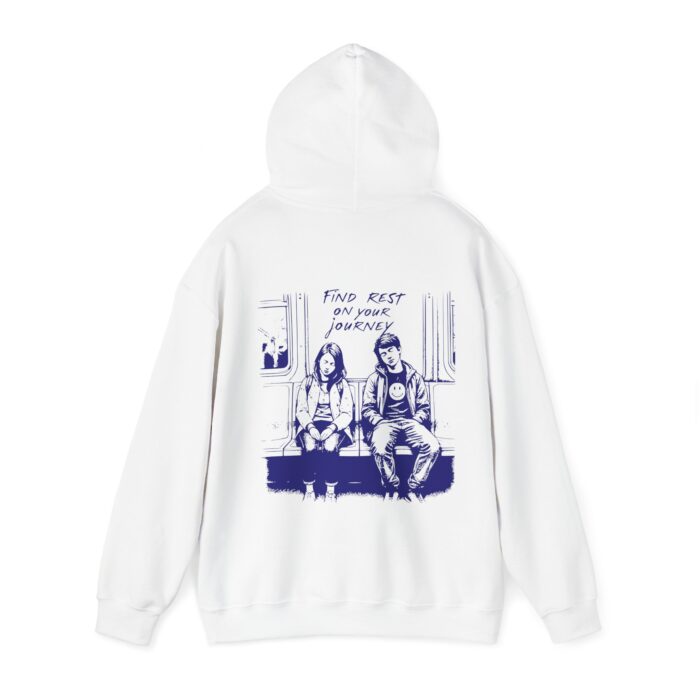 Find Rest on the Journey Unisex Heavy Blend™ Hooded Sweatshirt - Image 3