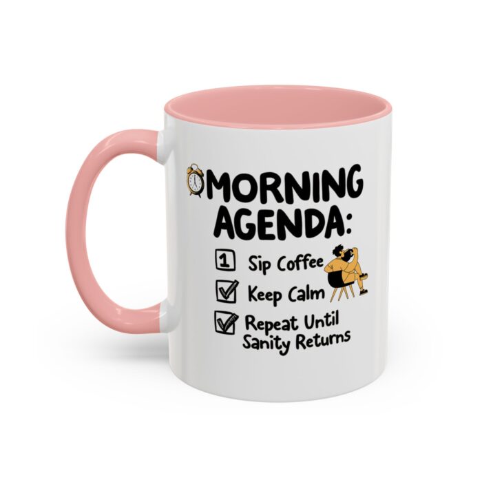 Morning Agenda Accent Coffee Mug (11, 15oz) - Image 11