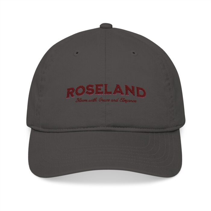 Embroidered Organic Baseball Cap - 'Roseland' with Grace and Elegance - Image 9