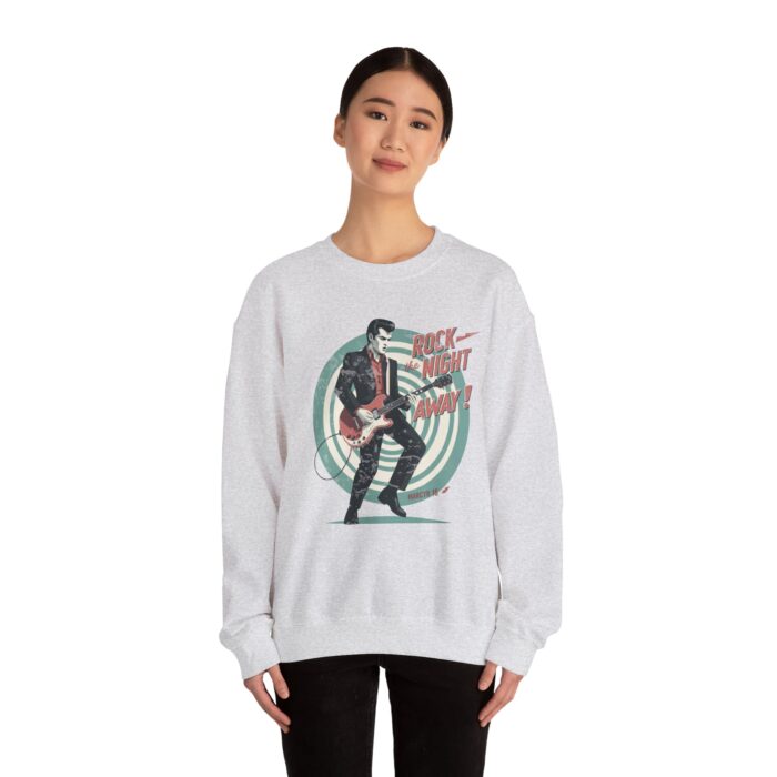 Rock the night Unisex Heavy Blend™ Crewneck Sweatshirt - Image 8