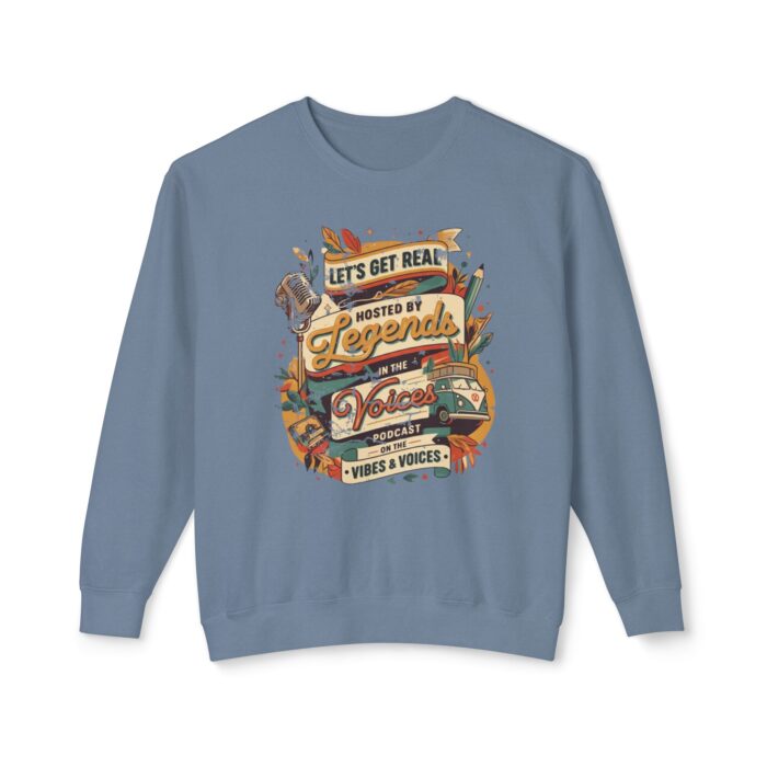 Let's get real Unisex Lightweight Crewneck Sweatshirt - Image 17