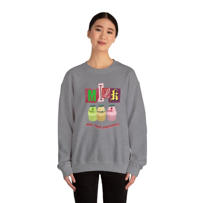 Milk your moment! Unisex Heavy Blend™ Crewneck Sweatshirt - Image 32