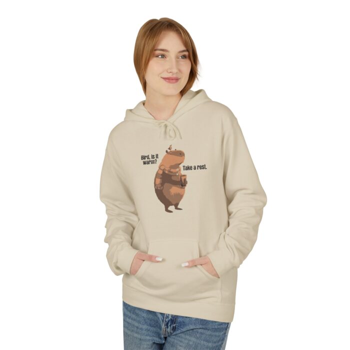 Take a rest, bird Unisex Midweight Softstyle Fleece Hoodie - Image 7