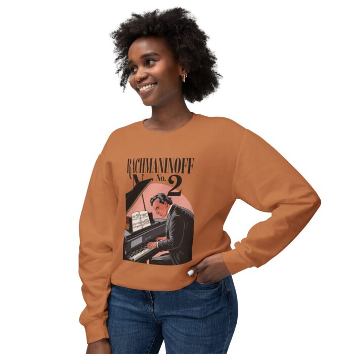 Rachmaninoff No. 2 Unisex Lightweight Crewneck Sweatshirt - Image 15