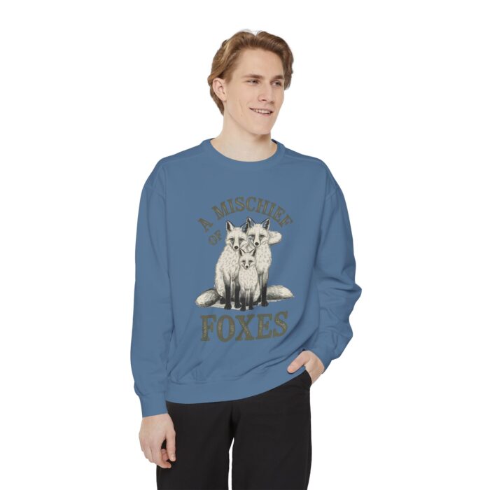 A mischief of Foxes Unisex Garment-Dyed Sweatshirt - Image 35