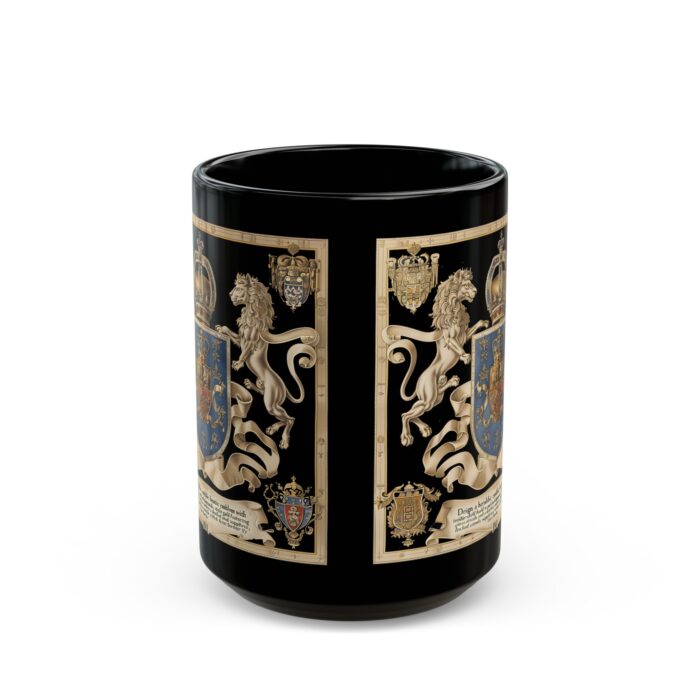 Royal heritage Black Mug (11oz, 15oz) - Image 5