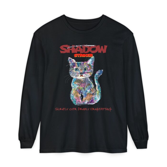 Shadow Striker Unisex Garment-dyed Long Sleeve T-Shirt - Image 49
