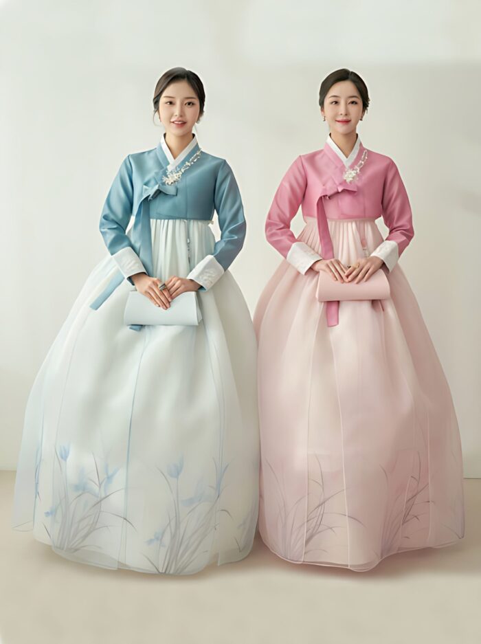 Minhanbok Greenbee No.384 Women's Hanbok - Image 4
