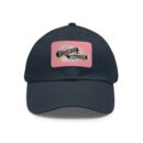 Elegantly wasted Hat with Leather Patch (Rectangle)