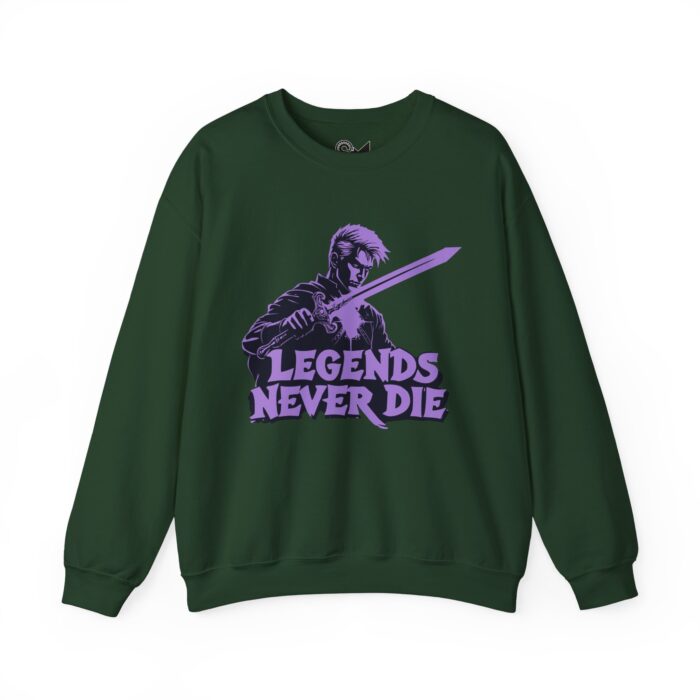 Legends never die Unisex Heavy Blend™ Crewneck Sweatshirt - Image 13