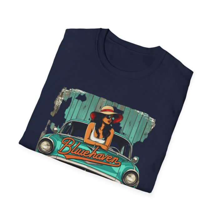 Blue haven Unisex Softstyle T-Shirt - Image 36