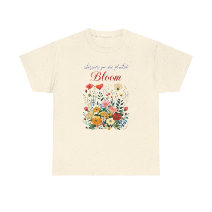 Bloom Unisex Heavy Cotton Tee - Image 21