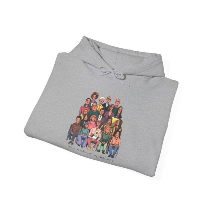 Definitely not my family photo Unisex Heavy Blend™ Hooded Sweatshirt - Image 16