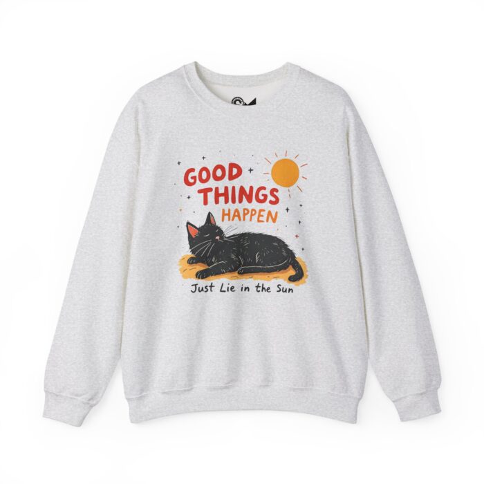 Good things happen Unisex Heavy Blend™ Crewneck Sweatshirt - Image 5