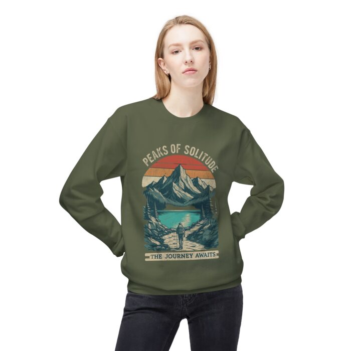 Peaks of Solitude Unisex Midweight Softstyle Fleece Crewneck Sweatshirt - Image 19