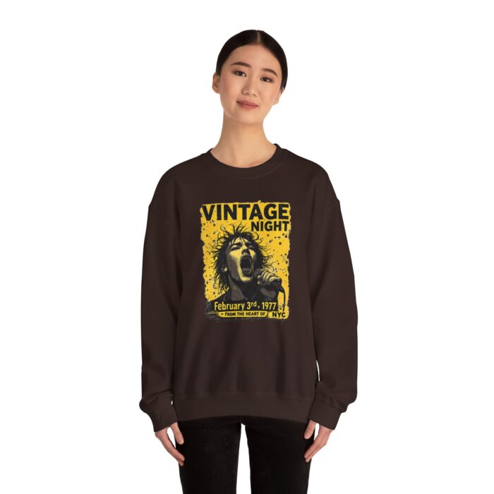 VINTAGE NIGHT Unisex Heavy Blend™ Crewneck Sweatshirt - Image 8