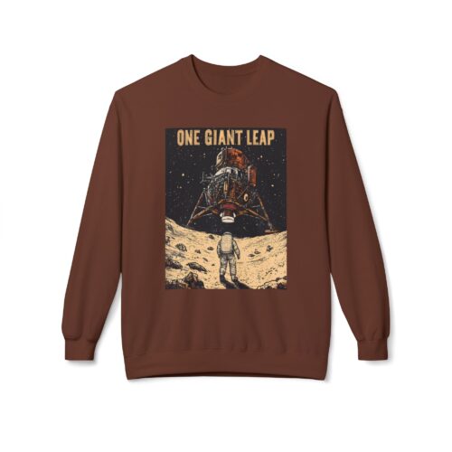 One giant leap Unisex Midweight Softstyle Fleece Crewneck Sweatshirt