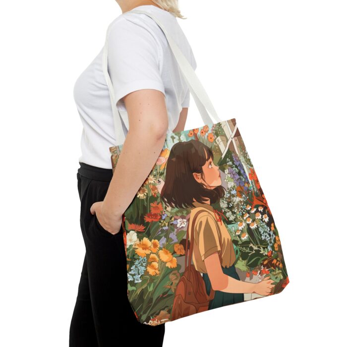Girl and Flower Shop Tote Bag (AOP) - Image 36