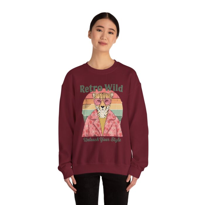 Retro wild Unisex Heavy Blend™ Crewneck Sweatshirt - Image 24