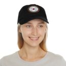 Made in South Korea Hat with Leather Patch (Round)