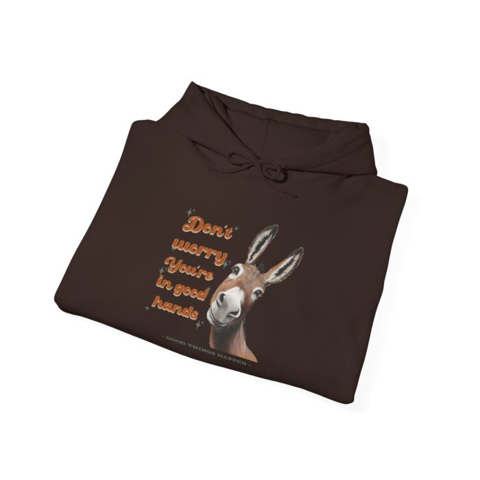 Don't worry you're in good hands Unisex Heavy Blend™ Hooded Sweatshirt - Image 24