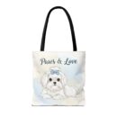 Paws & Love Dog Tote Bag - Cute Pet Lover's Carryall