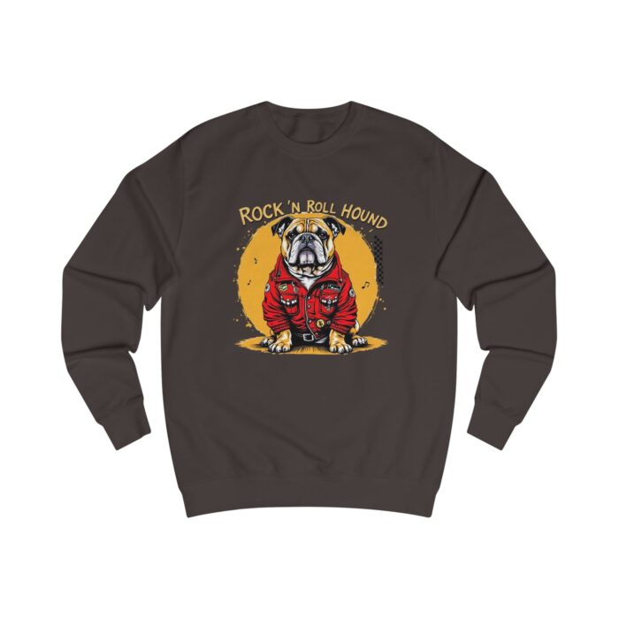 Rock ‘n’ Roll Hound Unisex Sweatshirt - Image 3