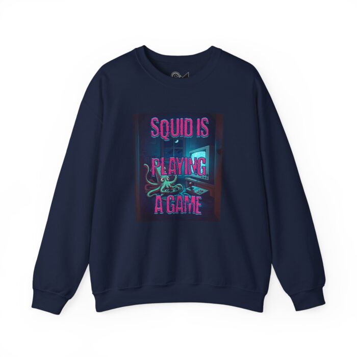 Squid is playing a game Unisex Heavy Blend™ Crewneck Sweatshirt - Image 17