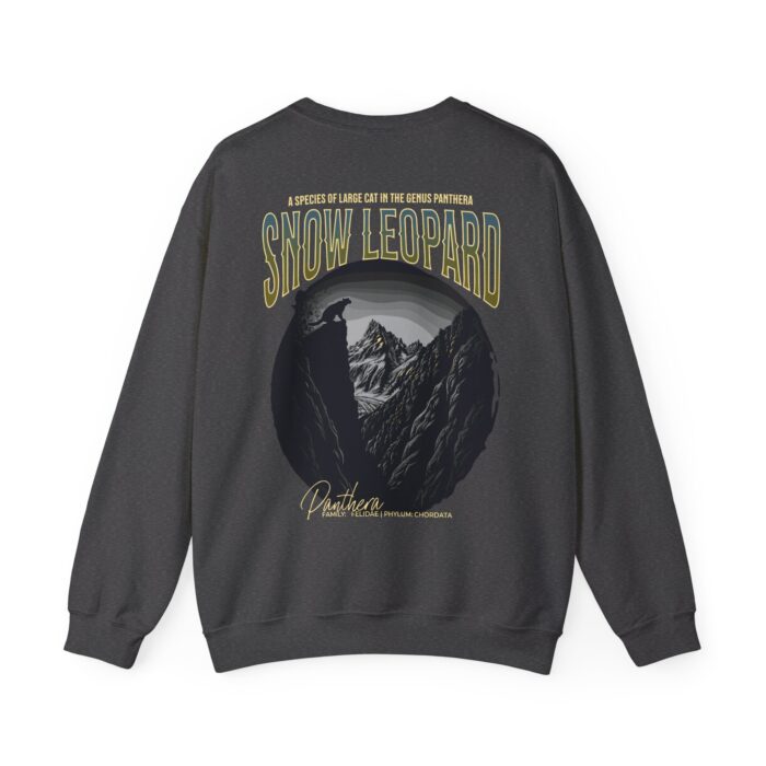 Snow leopard Unisex Heavy Blend™ Crewneck Sweatshirt - Image 14