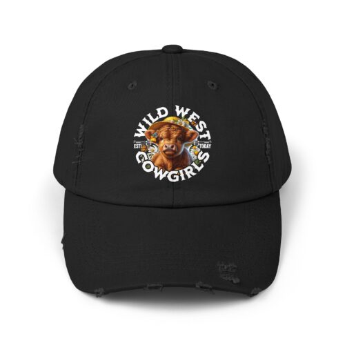 Wild West Cow Girls Unisex Distressed Cap