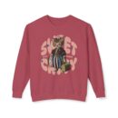 Sweet Catty Unisex Lightweight Crewneck Sweatshirt