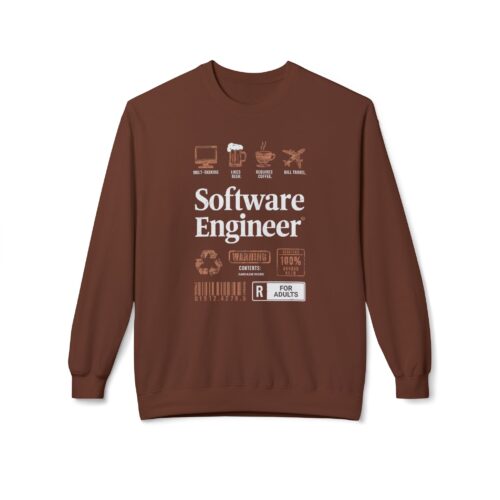 Software Engineer Unisex Midweight Softstyle Fleece Crewneck Sweatshirt