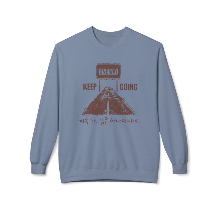 One way, keep going II Unisex Midweight Softstyle Fleece Crewneck Sweatshirt - Image 17