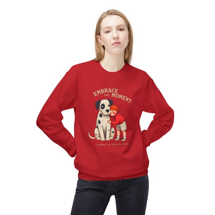 Embrace the moments Unisex Midweight Softstyle Fleece Crewneck Sweatshirt - Image 55