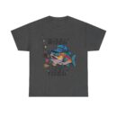 Whishing I was fishing Unisex Heavy Cotton Tee