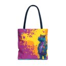 Stylish Hippo Tote Bag (AOP)
