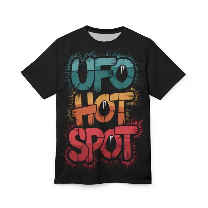 UFO HOT SPOT Unisex Cut & Sew Tee (AOP) - Image 2