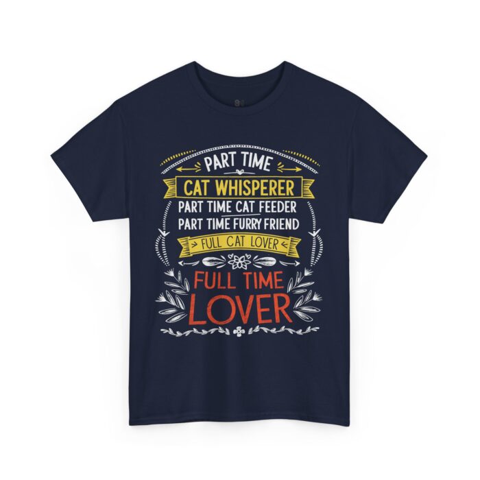 Cat whisperer Unisex Heavy Cotton Tee - Image 7
