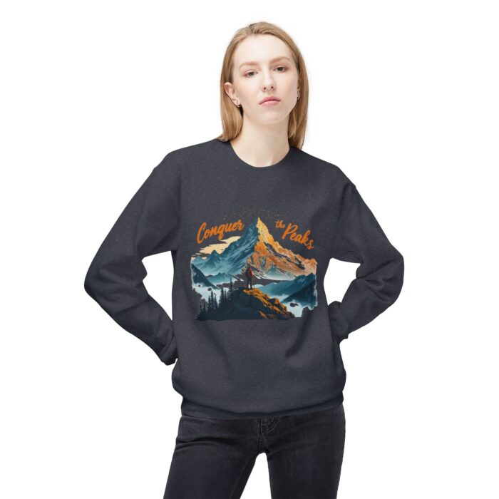 Conquer the peaks Unisex Midweight Softstyle Fleece Crewneck Sweatshirt - Image 27